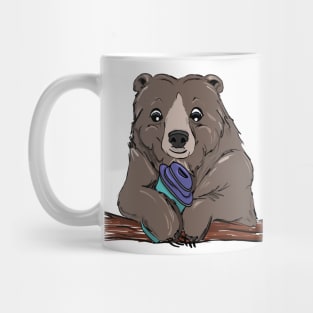 Bear with coffee Mug